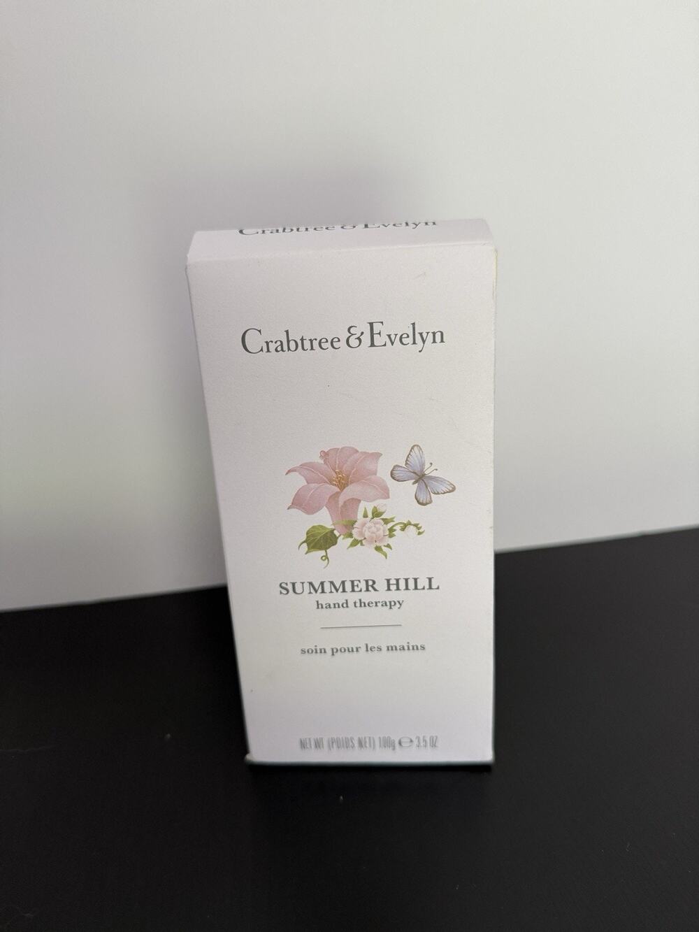 Crabtree & Evelyn Hand Cream Therapy, Summer Hill, 3.5 oz NEW Sealed In Box